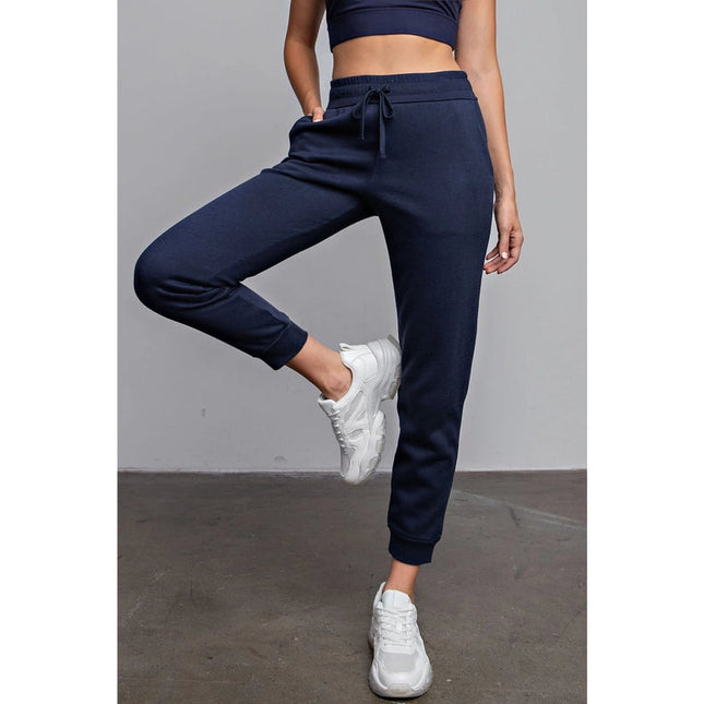 Fleece French Terry Sweatpant Navy