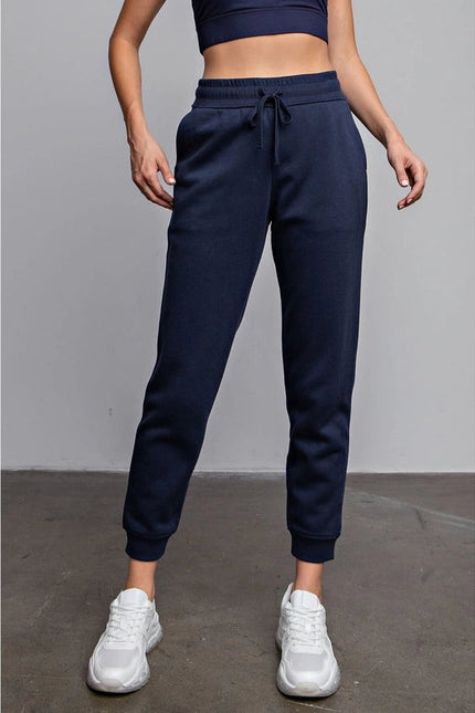 Fleece French Terry Sweatpant Navy