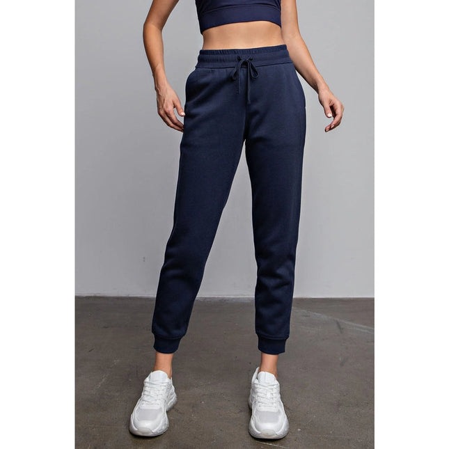 Fleece French Terry Sweatpant Navy