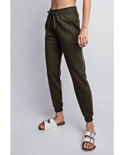 Fleece French Terry Sweatpant Olive