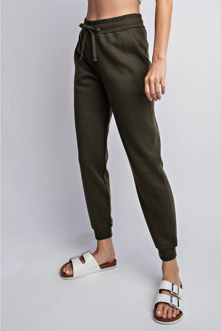 Fleece French Terry Sweatpant Olive