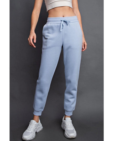 Fleece French Terry Sweatpant Sky Blue