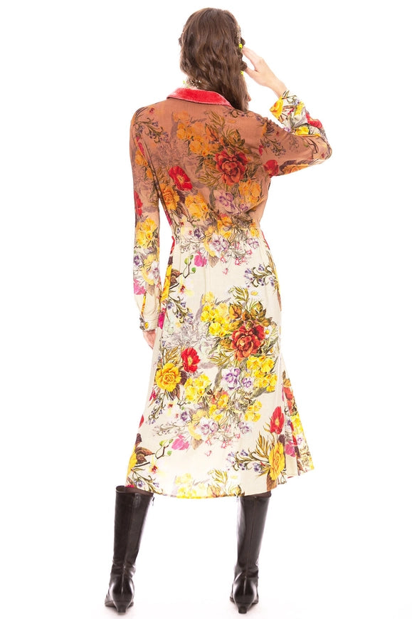 Floral Beauty Shirt-Dress-Dress-Aratta-M-Urbanheer