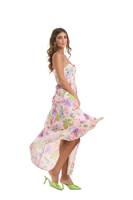 Floral Fantasy Long Dress