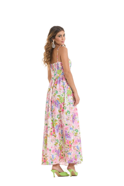 Floral Fantasy Long Dress