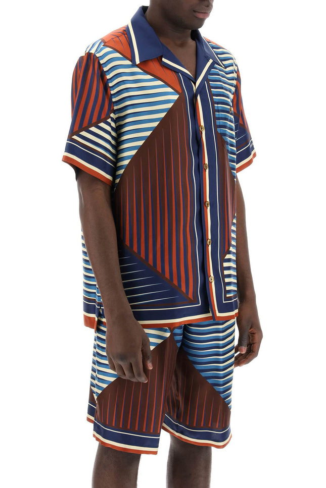 Dolce & gabbana "geometric pattern bowling shirt with-Shirt-Dolce & Gabbana-Urbanheer