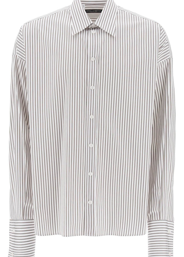 Dolce & Gabbana 'oversized striped poplin shirt