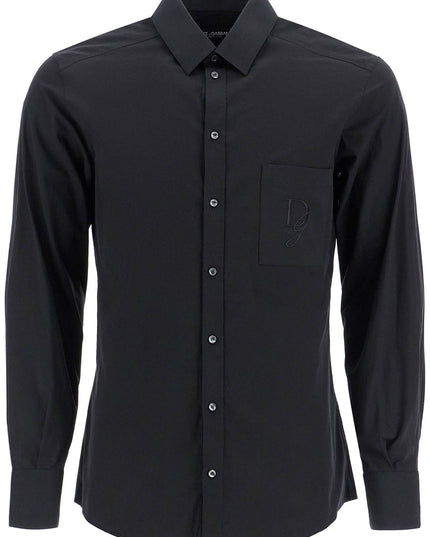 Dolce & Gabbana embroidered pocket shirt with