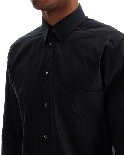 Dolce & Gabbana embroidered pocket shirt with