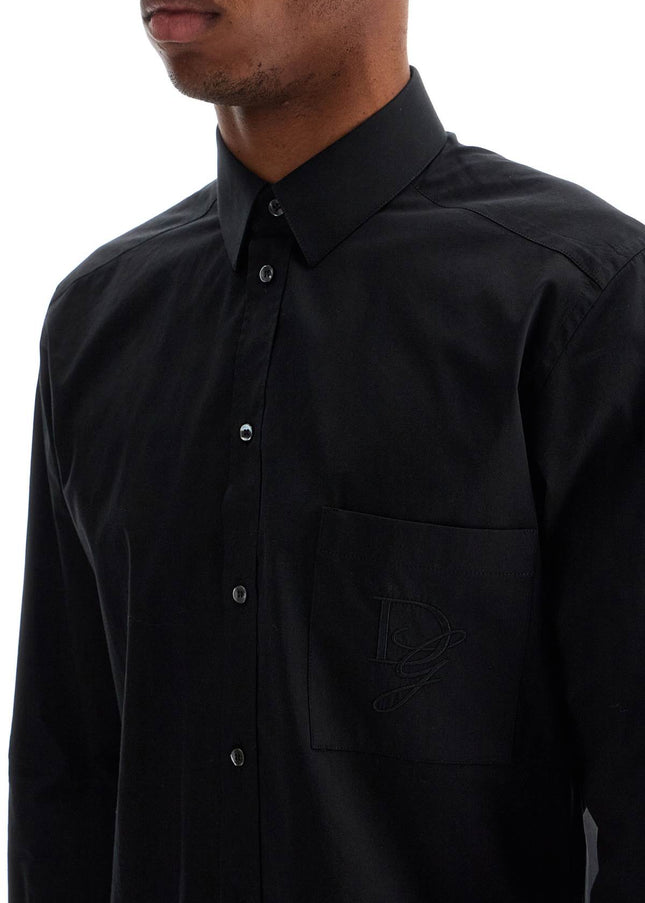 Dolce & Gabbana embroidered pocket shirt with