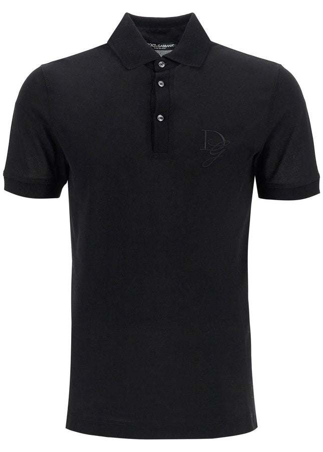 Dolce & Gabbana polo shirt with dg embroidery