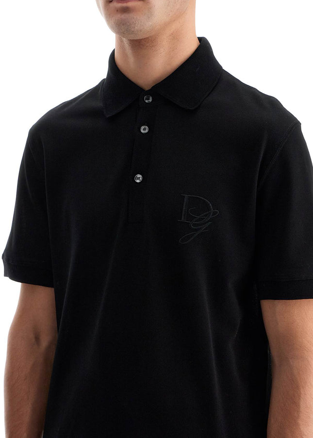 Dolce & Gabbana polo shirt with dg embroidery