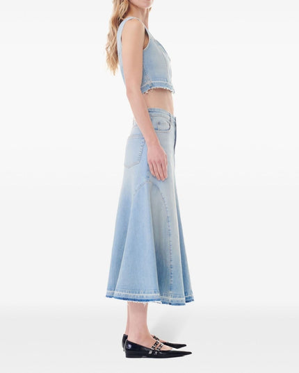 GANNI Skirts Clear Blue