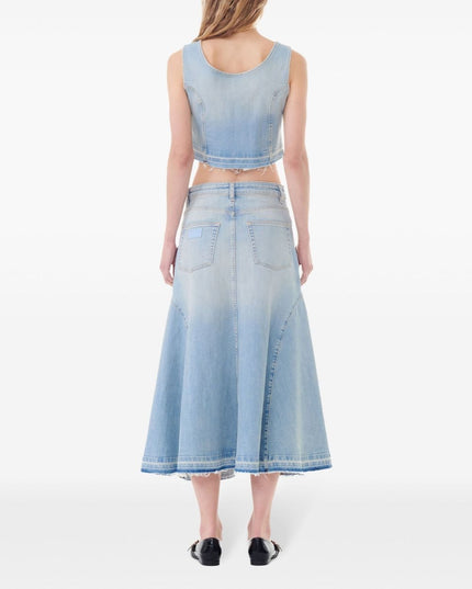 GANNI Skirts Clear Blue