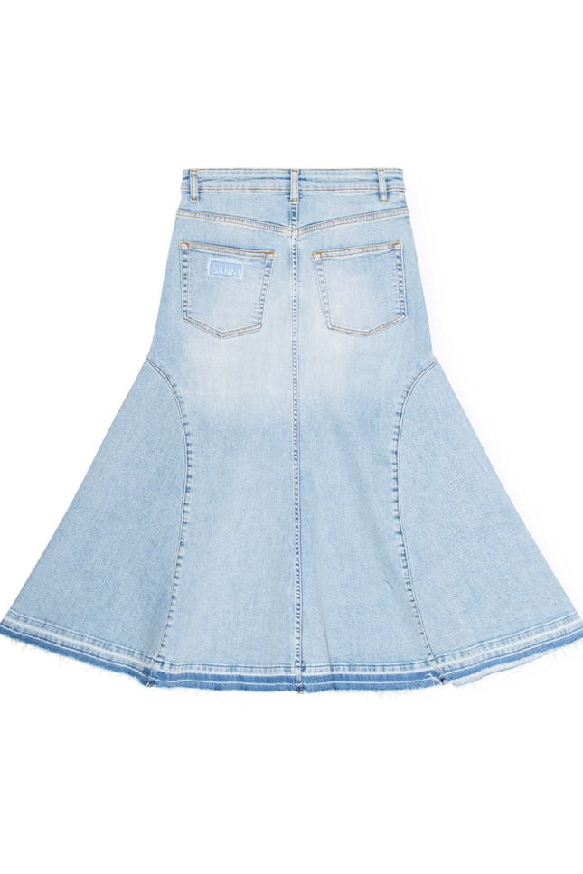 GANNI Skirts Clear Blue