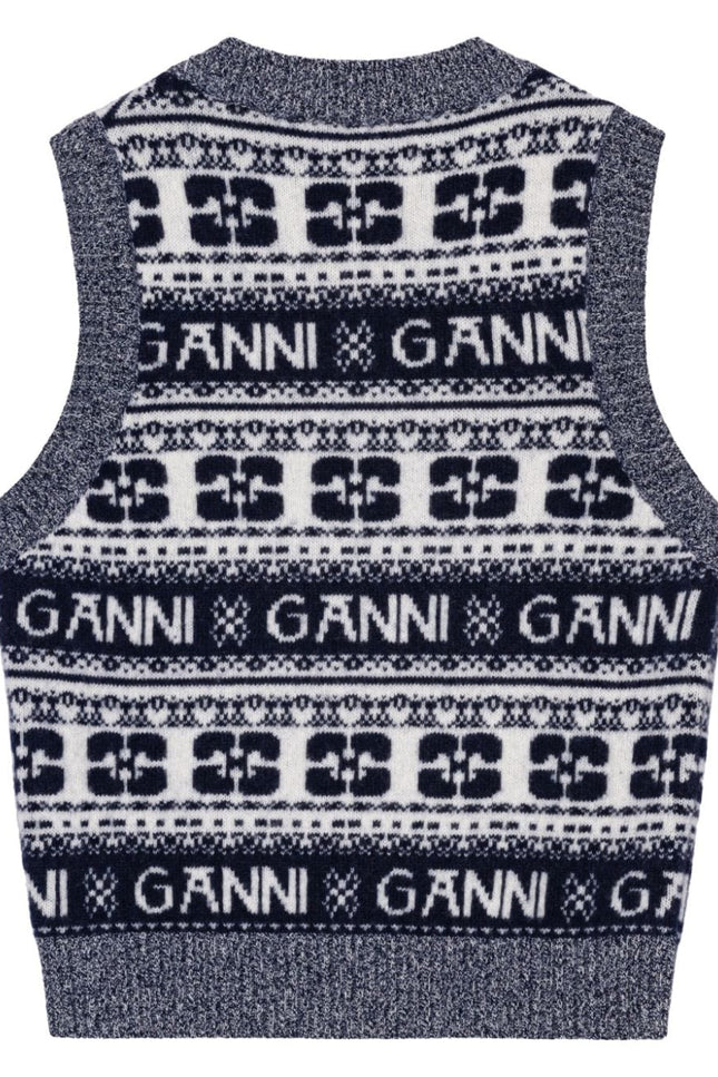 GANNI Sweaters Grey