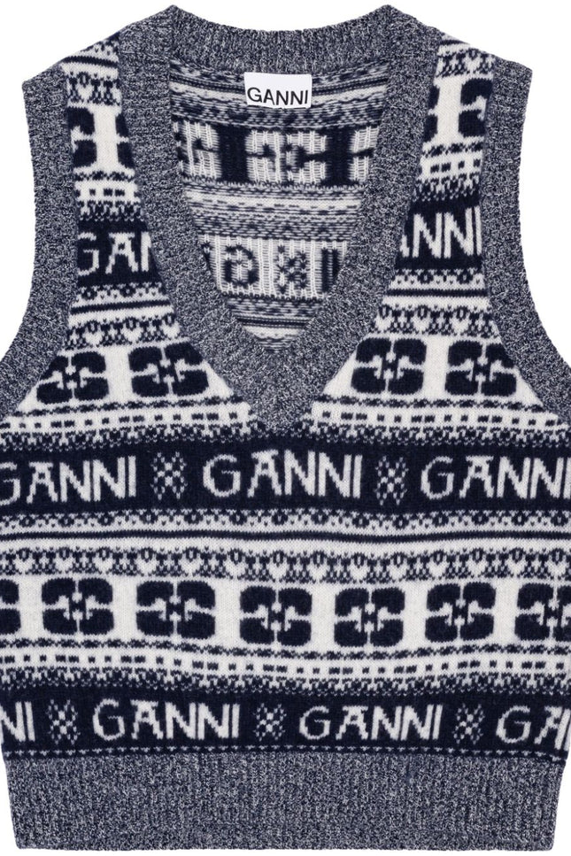 GANNI Sweaters Grey