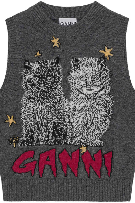 GANNI Sweaters Grey