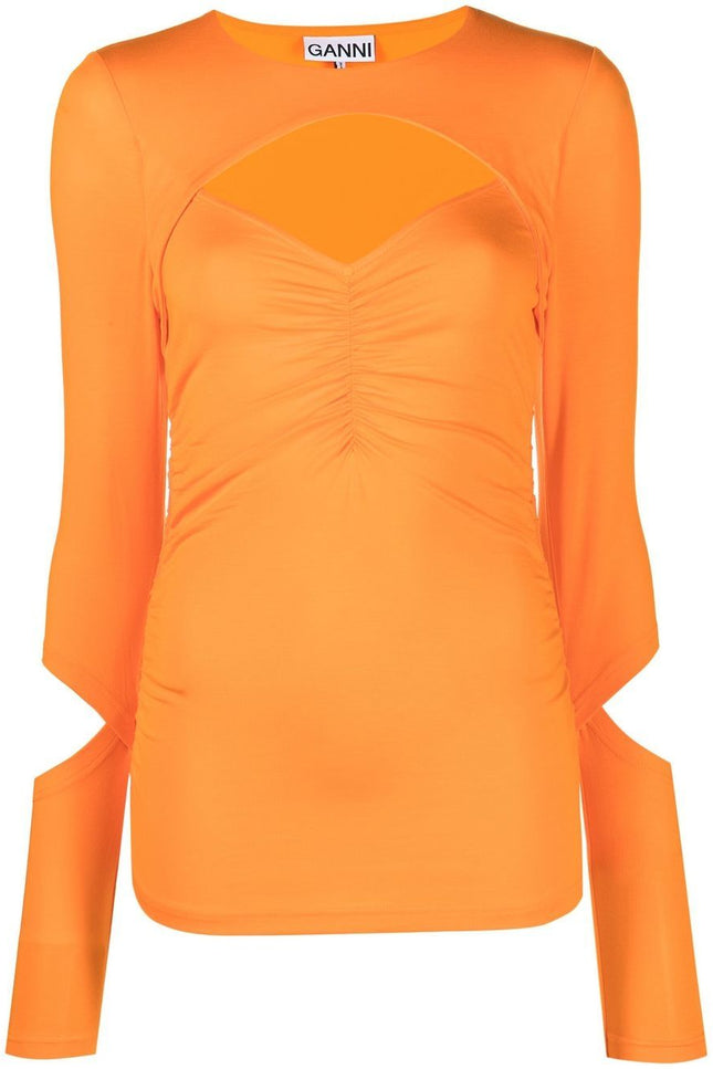 GANNI Sweaters Orange