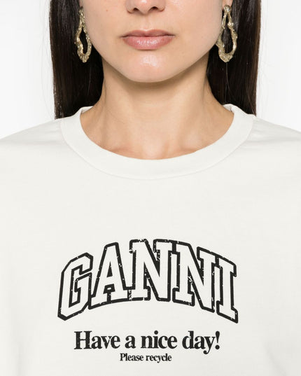 GANNI Sweaters White