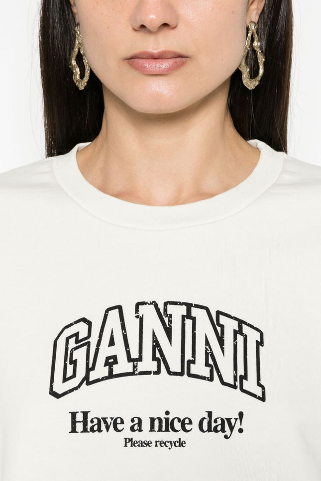 GANNI Sweaters White