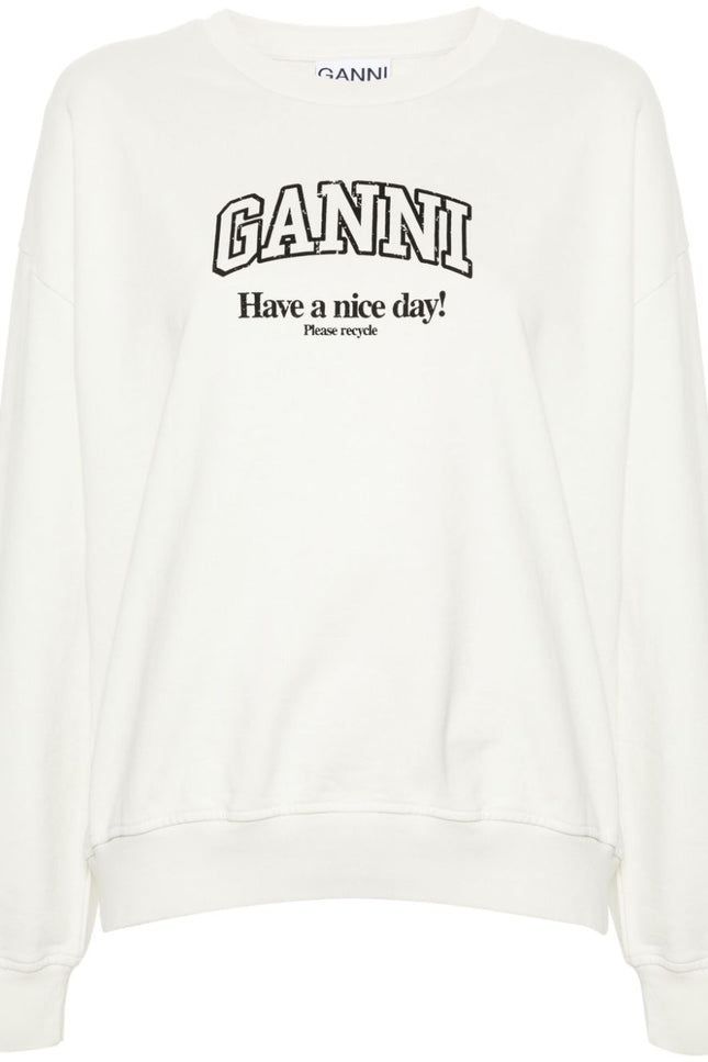 GANNI Sweaters White