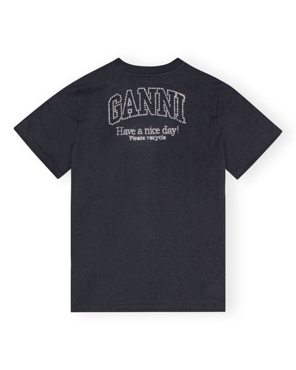 GANNI T-shirts and Polos Black