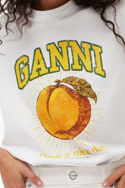 GANNI T-shirts and Polos White