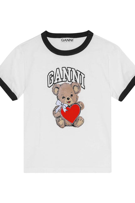 GANNI T-shirts and Polos White