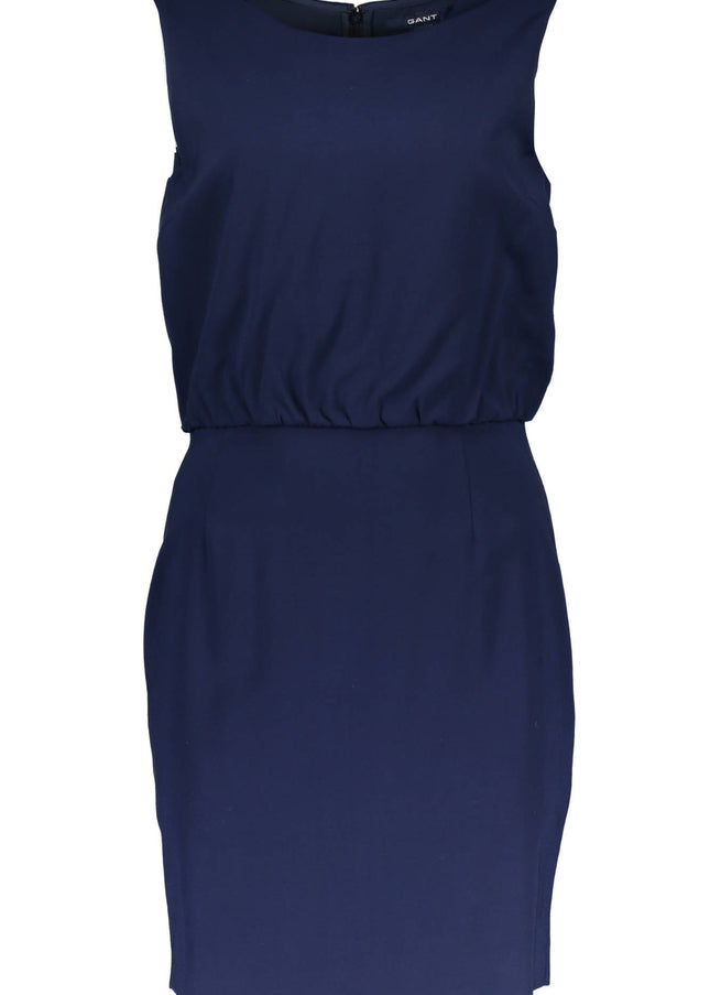 GANT SHORT DRESS WOMAN BLUE-0