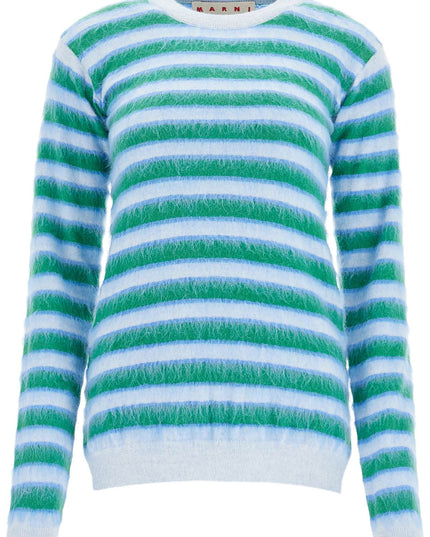 Marni striped crewneck pullover