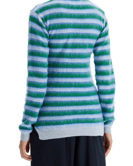 Marni striped crewneck pullover