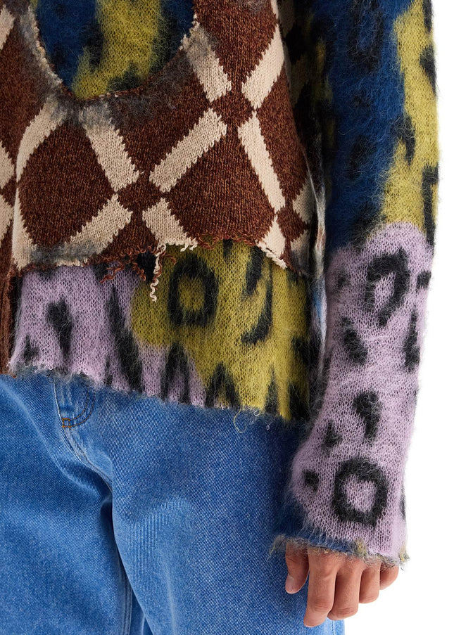 Marni two-in-one wool and mohair