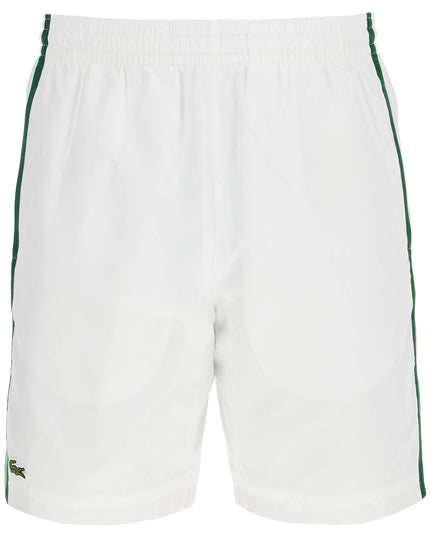 Lacoste sporty color block bermuda shorts