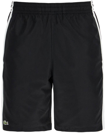 Lacoste sporty color block bermuda shorts