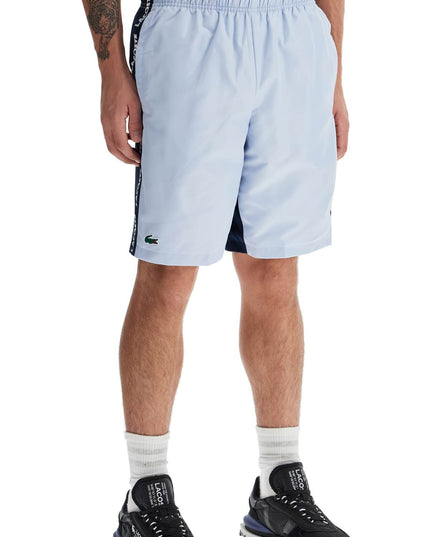 Lacoste with logo on the bermuda shorts