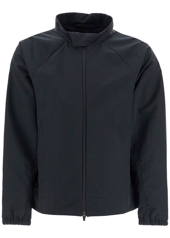 Herno Laminar men's waterproof jacket in black polyamide with high collar