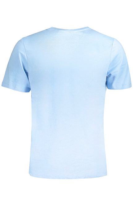 GIAN MARCO VENTURI MEN'S SHORT SLEEVED T-SHIRT BLUE-1