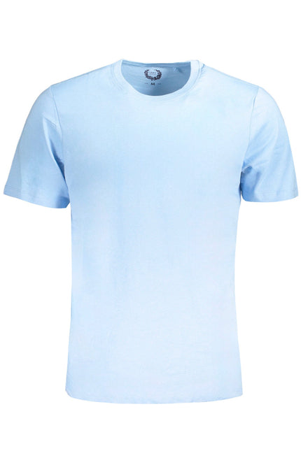 GIAN MARCO VENTURI MEN'S SHORT SLEEVED T-SHIRT BLUE-0