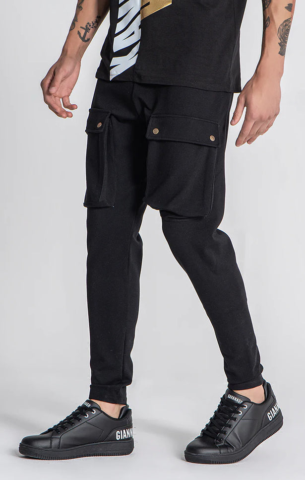 Black Vice Cargo Pants-Gianni Kavanagh-Urbanheer