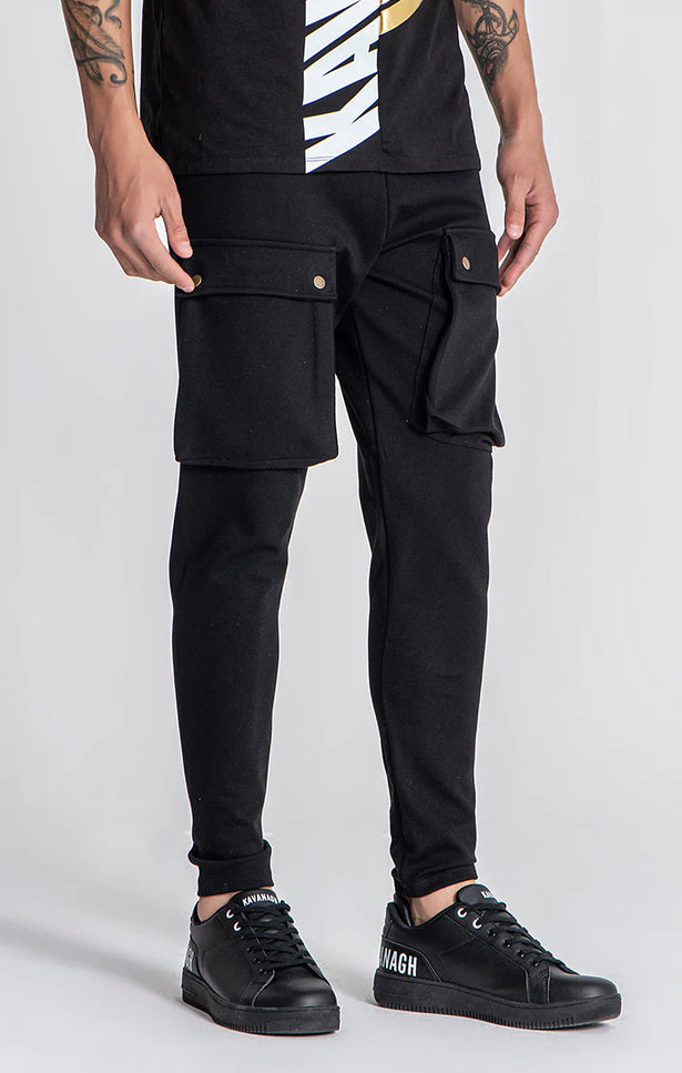 Black Vice Cargo Pants-Gianni Kavanagh-Urbanheer