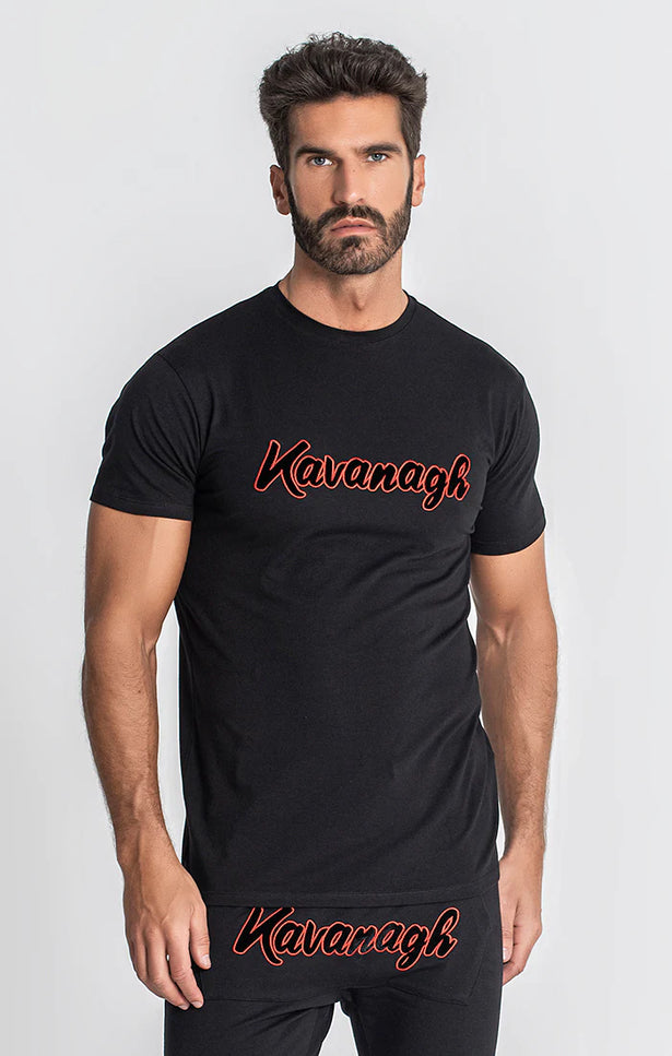 Black Lavish Outline Tee-Gianni Kavanagh-BLACK-S-Urbanheer