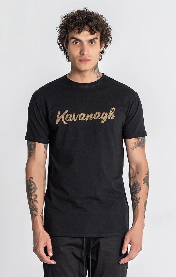 Black Lavish Gold Tee-Gianni Kavanagh-BLACK-XS-Urbanheer