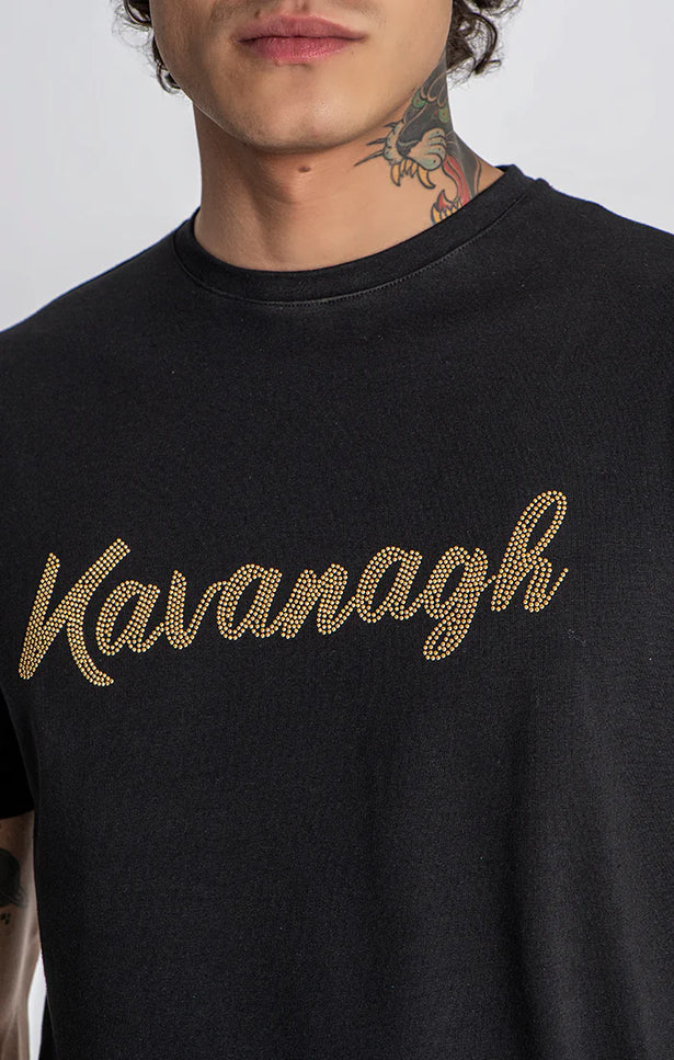 Black Lavish Gold Tee-Gianni Kavanagh-Urbanheer