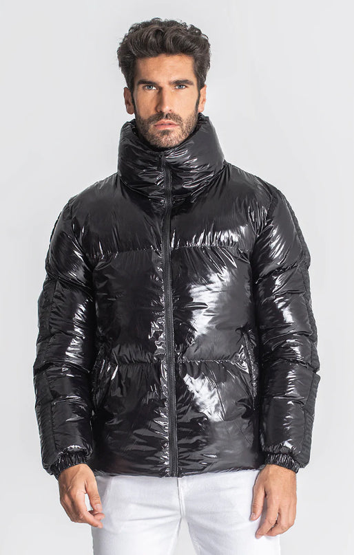 Black Crypto Puffer Jacket-Clothing - Women-Gianni Kavanagh-Black-M-Urbanheer