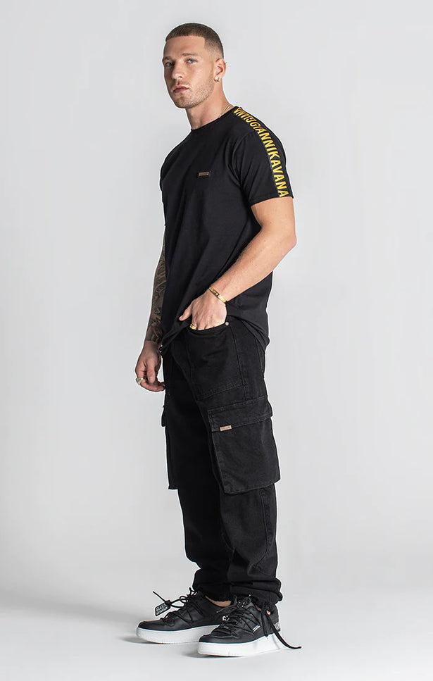 Black Hybrid Tee-T-Shirt-Gianni Kavanagh-Urbanheer