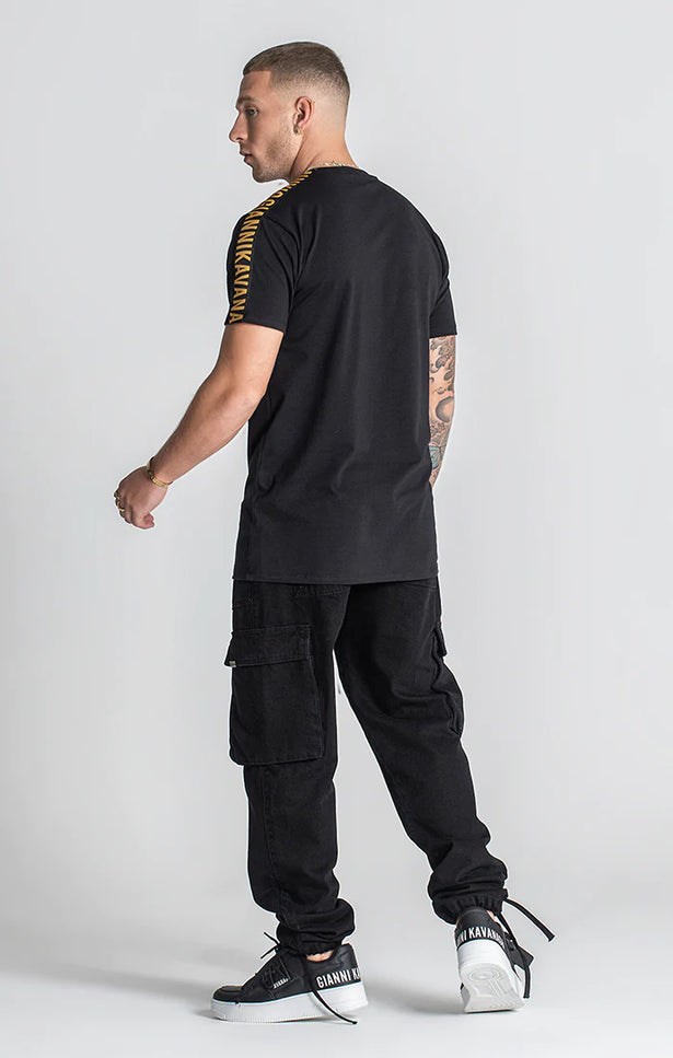 Black Hybrid Tee-T-Shirt-Gianni Kavanagh-Urbanheer