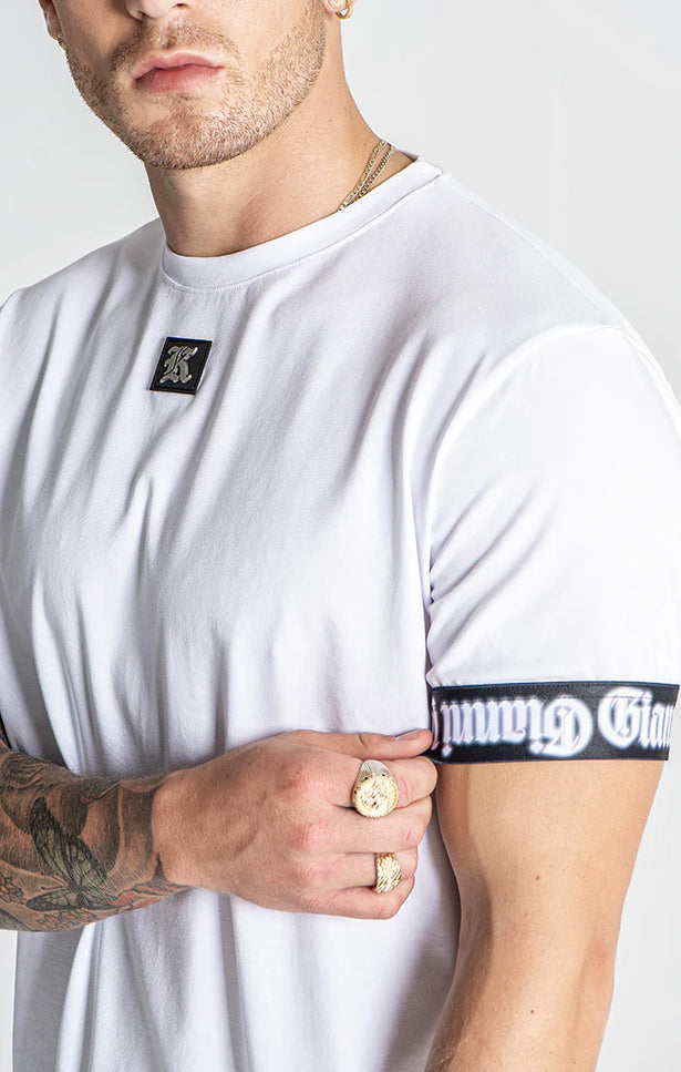 White Nostalgia Elastic Tee-Gianni Kavanagh-Urbanheer