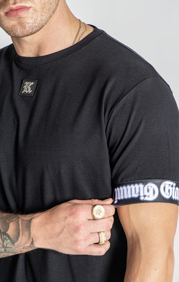 Black Nostalgia Elastic Tee-Gianni Kavanagh-Urbanheer