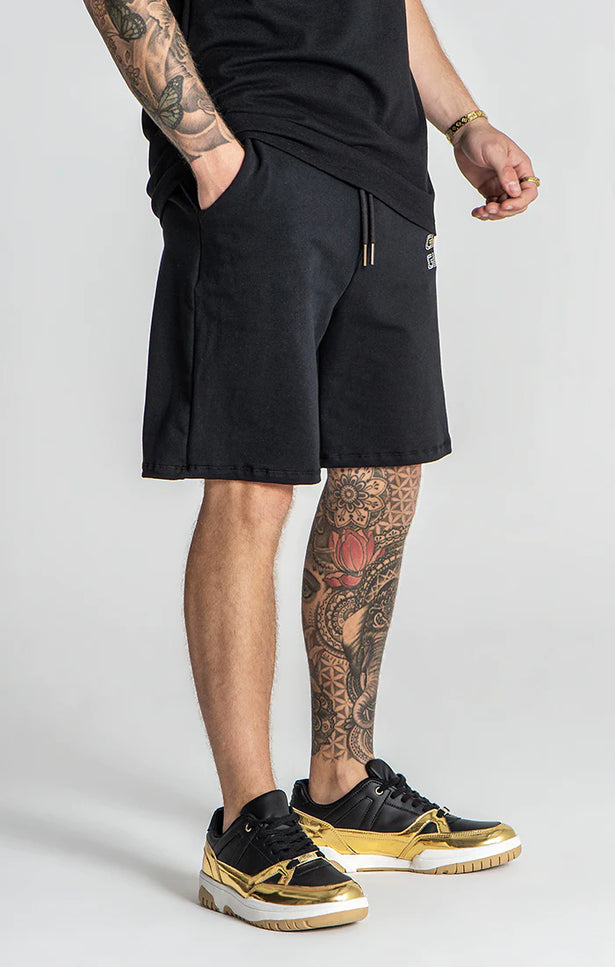 Black Glimpse Up Shorts-Short-Gianni Kavanagh-Urbanheer